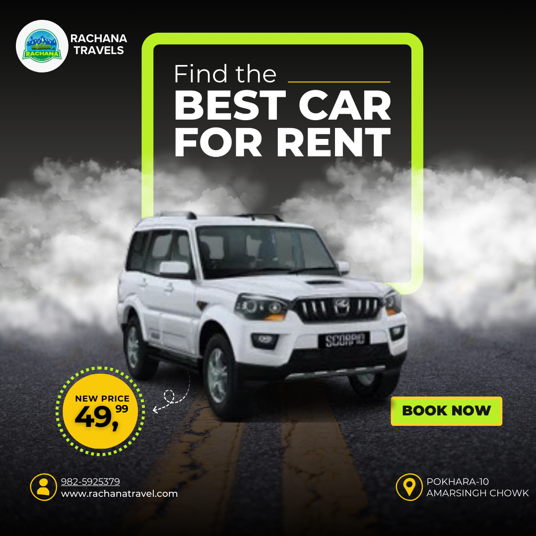 Vehicle Rental from Pokhara to Mustang